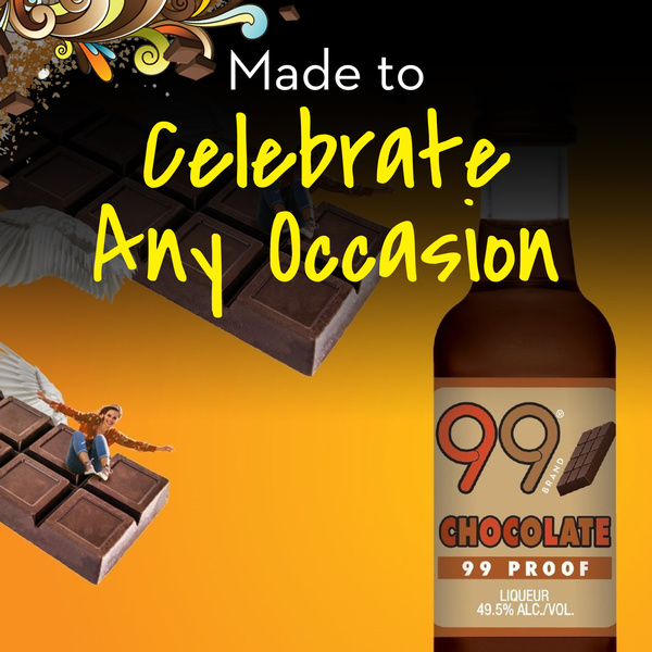 99 Brand Chocolate Liqueur, 50 mL Bottle, 99 Proof | Hy-Vee Aisles ...
