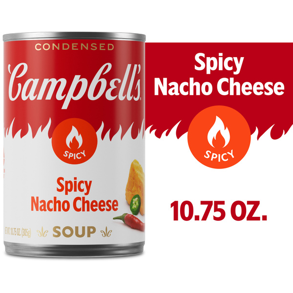Campbell's Condensed Spicy Nacho Cheese Soup, 10.75 oz Can | Hy