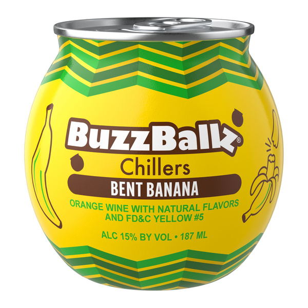 BuzzBallz Bent Banana? Chiller, 187ml, 30 Proof (15% ABV) | Hy-Vee