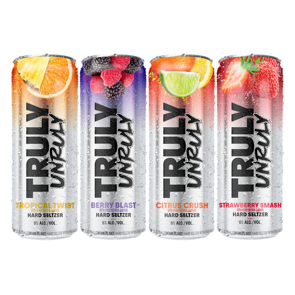TRULY Unruly Hard Seltzer Variety Pack 8% ABV (12 fl. oz. Can