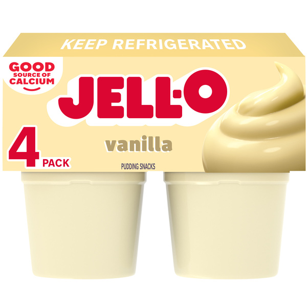 Jell-O Vanilla Ready To Eat Refrigerated Pudding 15.5 oz | Hy-Vee