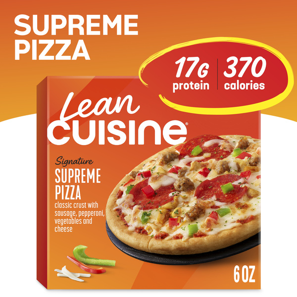 Supremely 21枚 Lean Cuisine Signature Supreme Pizza, Personal Pizza, Frozen Lunch
