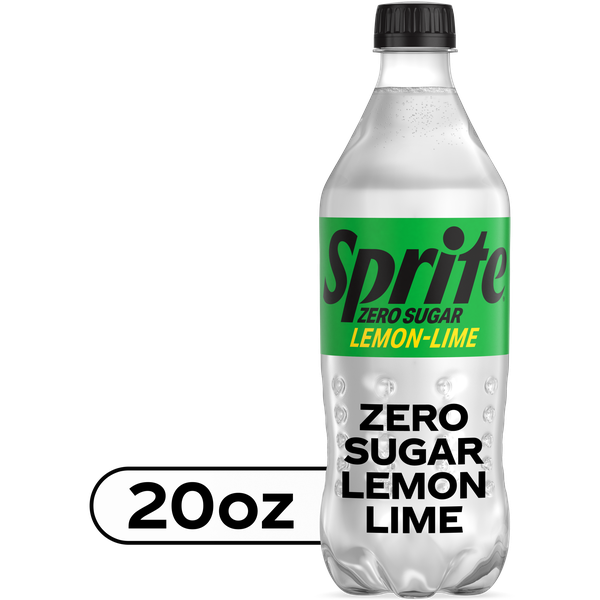 Sprite Zero Sugar Lemon-Lime Caffeine Free Soda Soft Drink Bottle