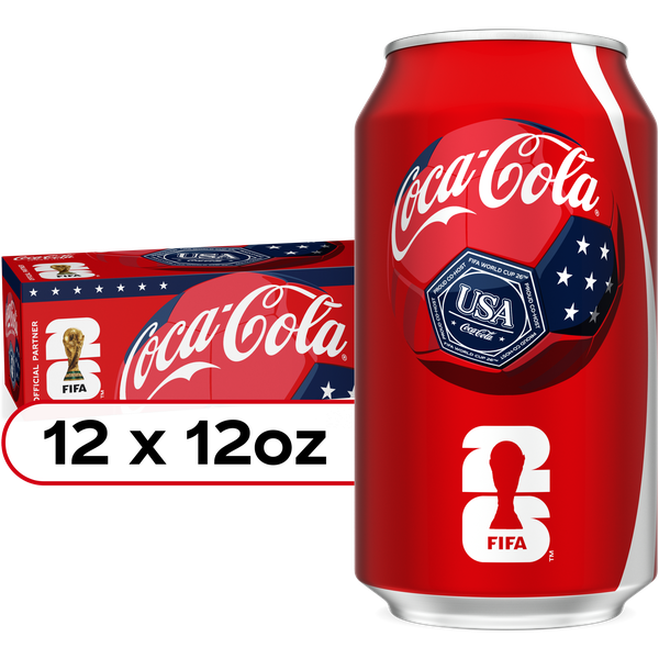Coca-Cola Soda Soft Drink Fridge Pack Cans, 12 fl oz, 12 Pack | Hy