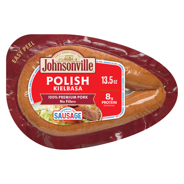 Johnsonville Polish Kielbasa Smoked Rope Pork Sausage, 13.5 oz