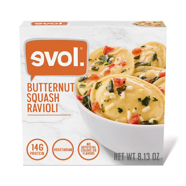 Evol Butternut Squash Ravioli, Frozen Meal, 8.13 oz | Hy-Vee