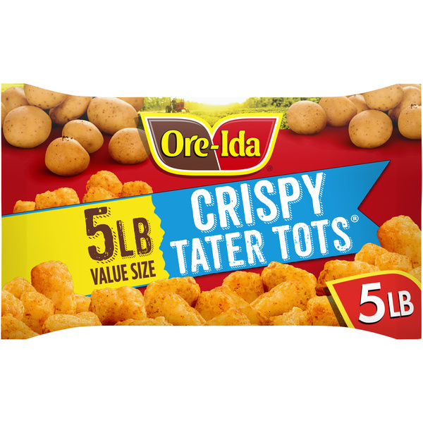 Ore-Ida Tater Tots Core Frozen Potatoes 5 lb | Hy-Vee Aisles