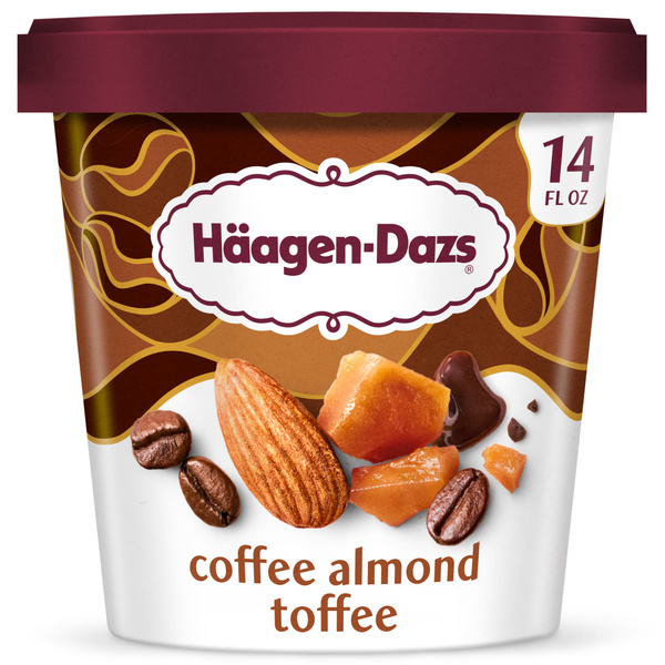 Haagen Dazs Coffee Almond Toffee Ice Cream, 14 fl oz | Hy-Vee