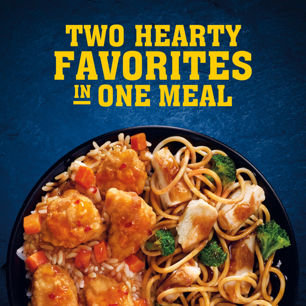 Hungry-Man Combos, Orange Chicken and Teriyaki Chicken, Frozen