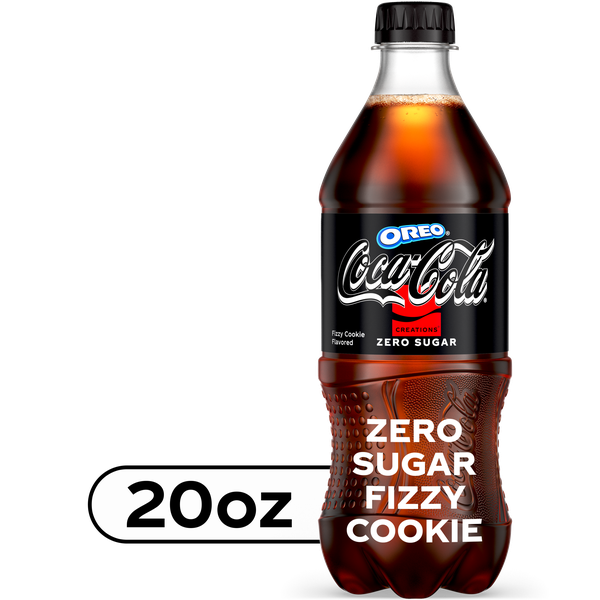 Coca-Cola Zero Sugar OREO Limited Edition Soda Soft Drink Bottle