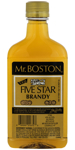 Pete Rock Brandy Searching Friend 激レア Mr. Boston Five Star Brandy 375ml 80 Proof | Hy-Vee Aisles Online