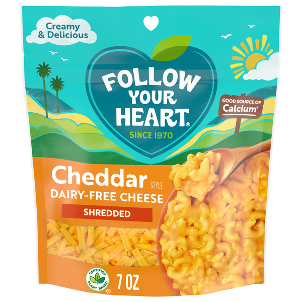 Follow Your Heart Dairy Free Vegan Cheddar Style Shredded Cheese