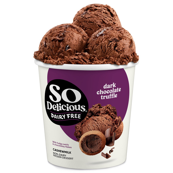 So Delicious Dairy Free Vegan Dark Chocolate Truffle Cashew Milk