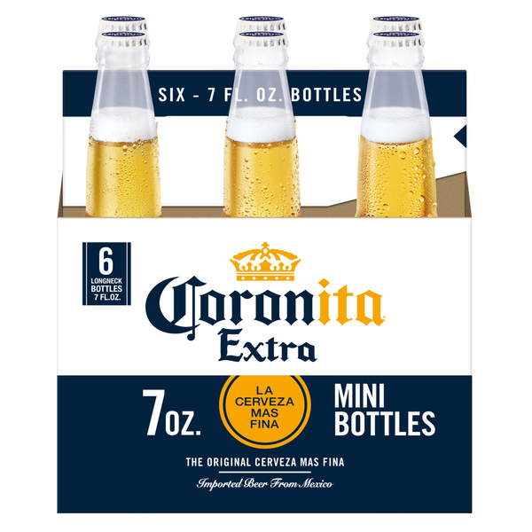 Corona Extra Coronita Mexican Lager Import Beer, 6 pk 7 fl. oz