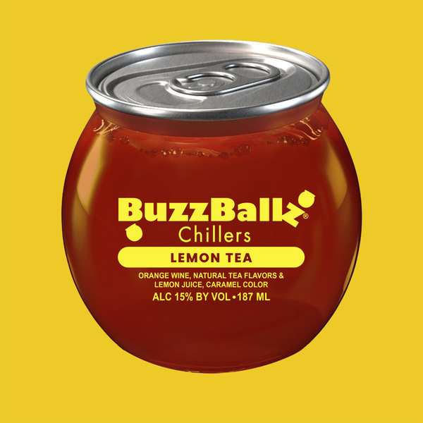 US三軒茶屋 Len オモシーチャンネル SPECIAL BULLS BALLS Buzzballz Lemon Tea Wine Cocktails 187ml 30 Proof | Hy-Vee Aisles
