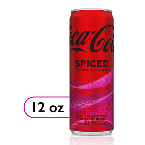 Coca-Cola Zero Sugar Spiced Soda Soft Drink Can, 12 fl oz | Hy-Vee