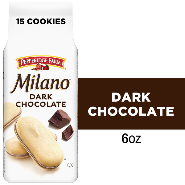 Pepperidge Farm Milano Dark Chocolate Cookies, 6 OZ Bag (15