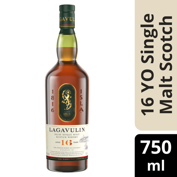 Lagavulin 16 Year Old Islay Single Malt Scotch Whisky, 750 mL | Hy