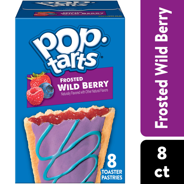 Pop-Tarts Toaster Pastries Frosted Wild Berry 8 Count | Hy-Vee