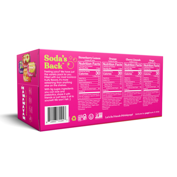 Poppi Variety Pack, 8Pk | Hy-Vee Aisles Online Grocery Shopping