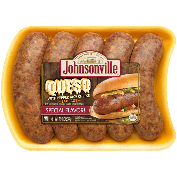 Johnsonville Queso Sausage, 5 Count, 19 oz | Hy-Vee Aisles Online
