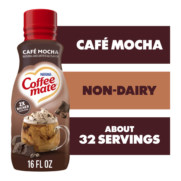 Coffee mate Café Mocha Flavored Coffee Creamer, Non-Dairy, Gluten