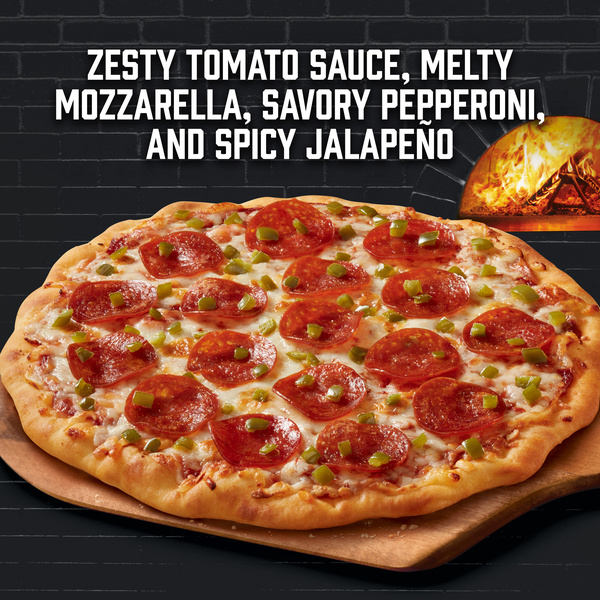 Red Baron Pepperoni & Jalapeño Brick Oven Crust Frozen Pizza | Hy