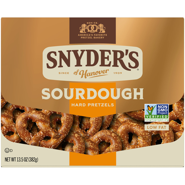 Snyder's of Hanover Sourdough Hard Pretzels, 13.5 Oz Box | Hy-Vee