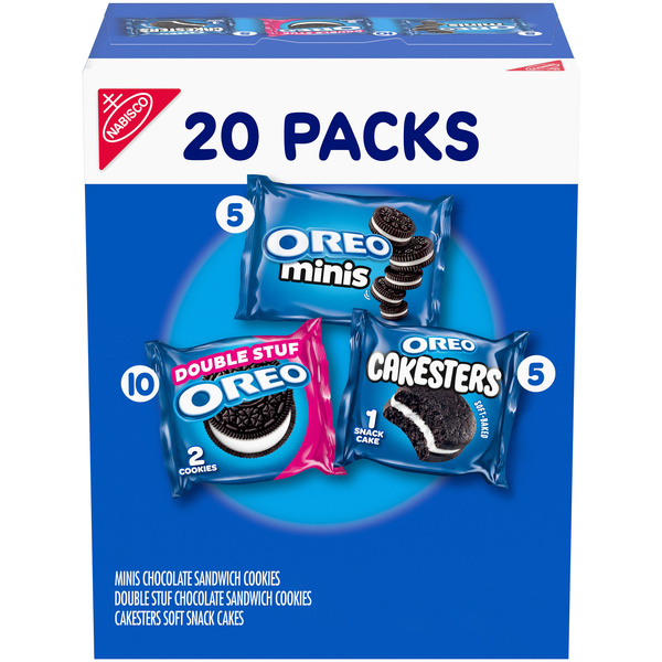 OREO Soft Snack Cakes And Chocolate Sandwich Cookies Variety Pack