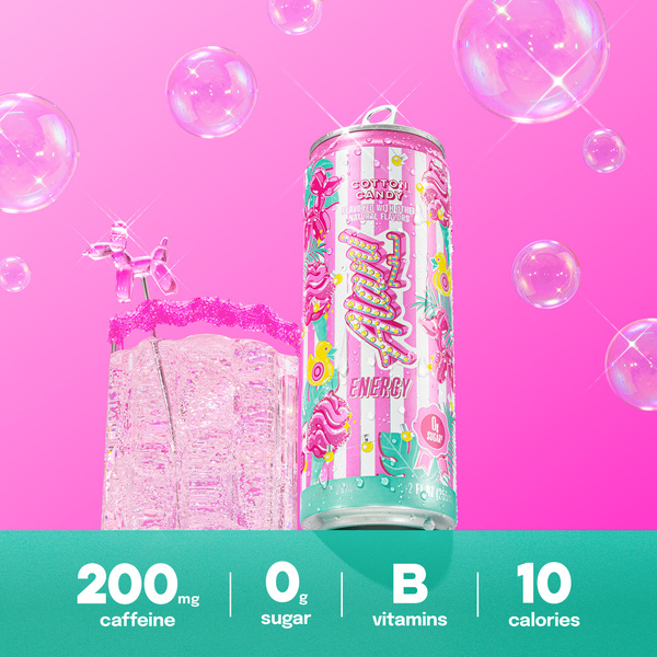 Alani Nu Cotton Candy Sugar Free Energy Drink (Pack of 12) | Hy Alani Nu Cotton Candy Sugar Free Energy Drink (Pack of 12) | Hy