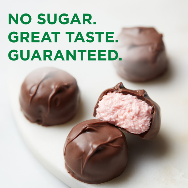 RUSSELL STOVER Sugar Free Strawberry Flavored Crème Candy, 2 oz