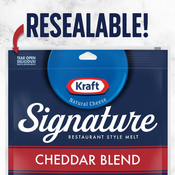 Kraft Signature Cheddar Blend, 8 oz | Hy-Vee Aisles Online Grocery