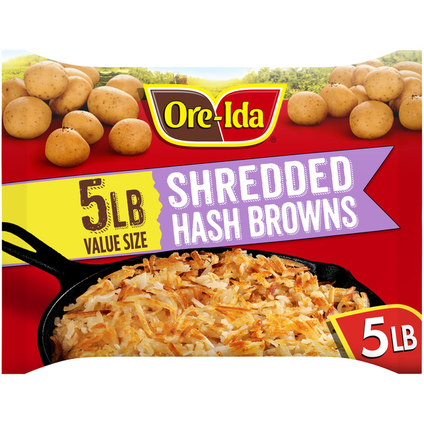 Ore-Ida SHREDDED Core Frozen Potatoes 5 lb | Hy-Vee Aisles Online