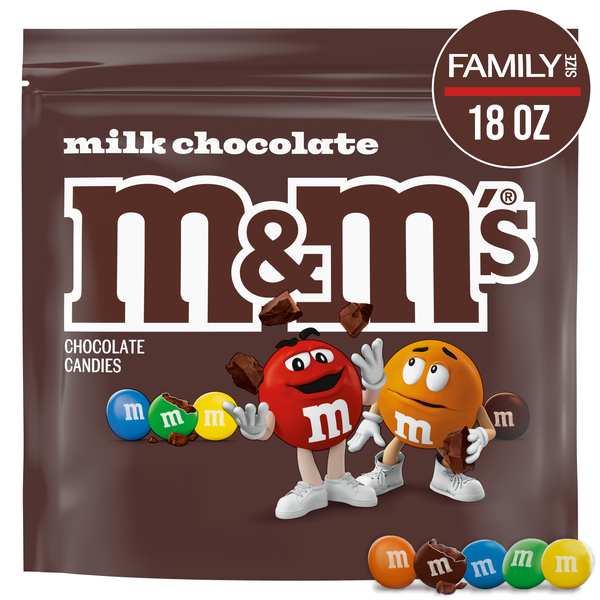 M&M'S Milk Chocolate Candy Family Size, 18 oz Bag | Hy-Vee Aisles