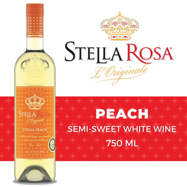 Stella Rosa Peach Semi-Sparkling White Wine 750 ml | Hy-Vee Aisles