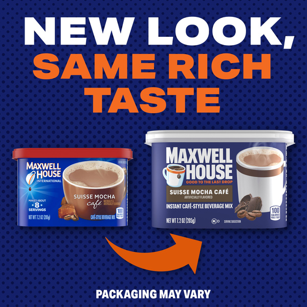 Maxwell House International Suisse Mocha Café Instant Flavored