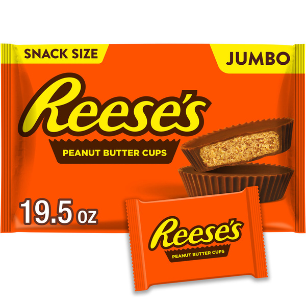 REESE'S Milk Chocolate Snack Size Peanut Butter Cups, Halloween