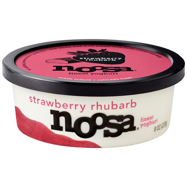 Noosa Strawberry Rhubarb Yoghurt, 8 oz | Hy-Vee Aisles Online