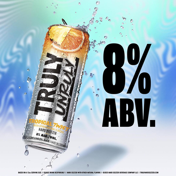 TRULY Unruly Hard Seltzer Variety Pack 8% ABV (12 fl. oz. Can