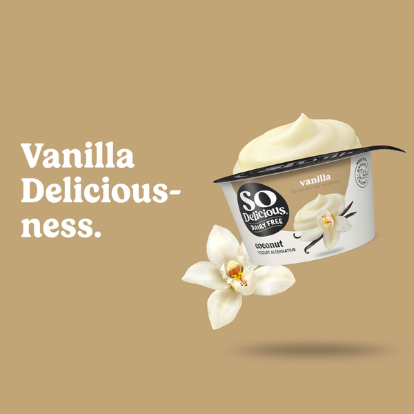 So Delicious Vanilla Dairy Free Vegan Coconut Milk Yogurt, 5.3 oz