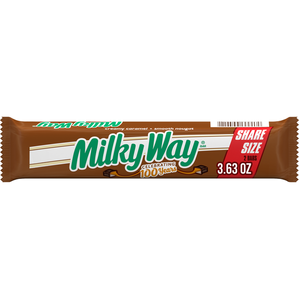 MILKY WAY Candy Milk Chocolate Bar, Share Size, 3.63 Oz | Hy-Vee