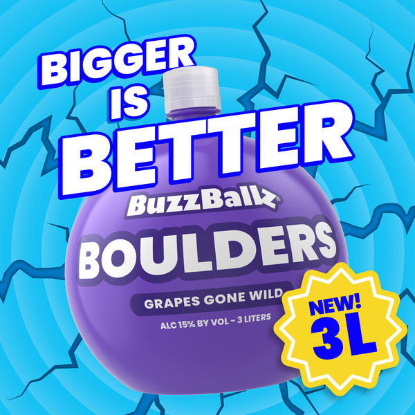 BuzzBallz Boulders Grapes Gone Wild Chiller, 3l, 30 Proof (15% ABV