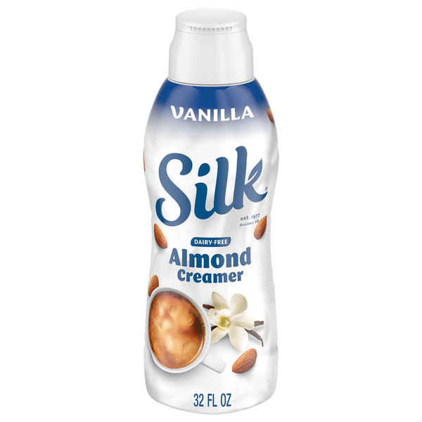 Silk Dairy Free Vanilla Almond Coffee Creamer, 32 fl. oz. | Hy-Vee