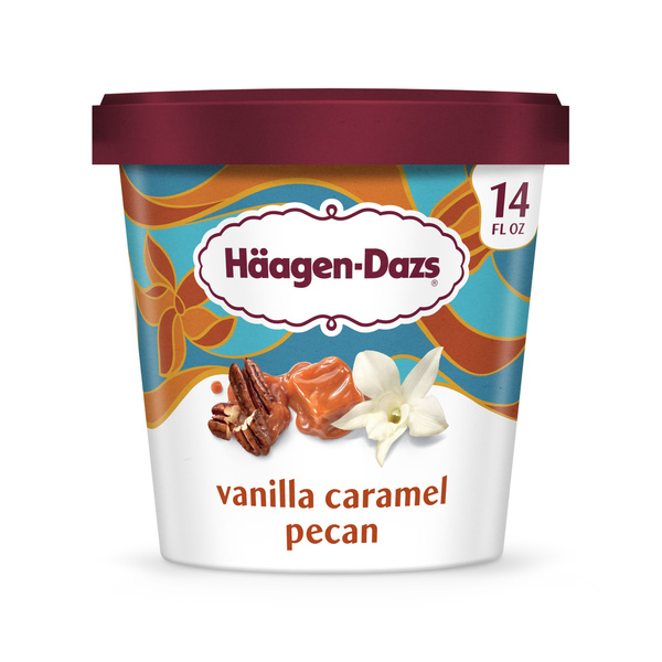 Haagen Dazs Vanilla Caramel Pecan Ice Cream, 14oz | Hy-Vee Aisles