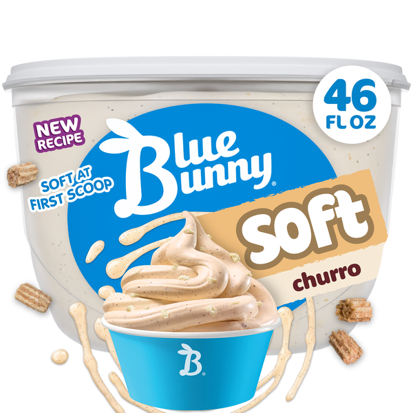 Blue Bunny Soft Churro Frozen Dessert, 46 fl oz | Hy-Vee Aisles