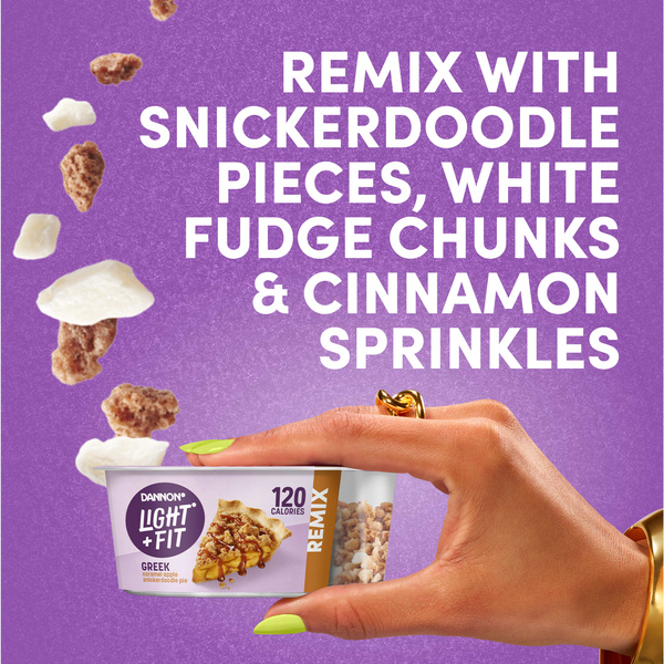 Light + Fit REMIX Caramel Apple Snickerdoodle Pie Fat Free Greek