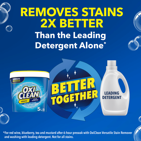 OxiClean Versatile Stain Remover Powder, 3 lb | Hy-Vee Aisles