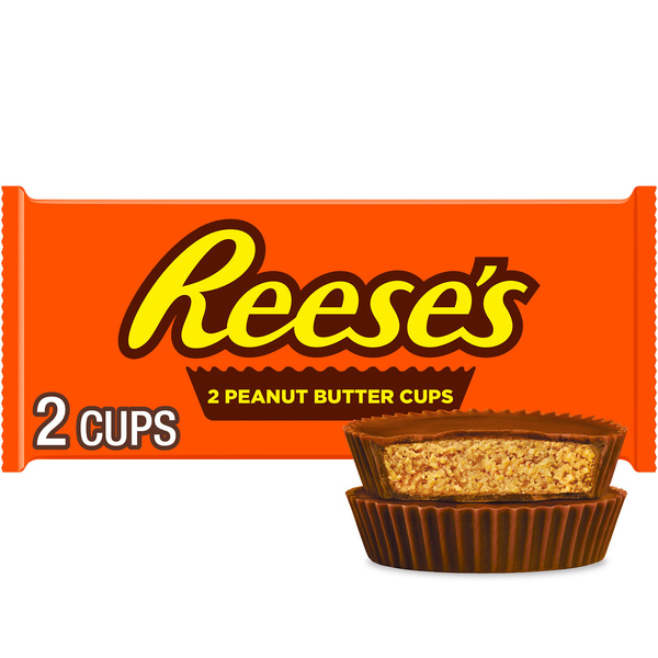 REESE'S Milk Chocolate Peanut Butter Cups, Candy Pack, 1.5 oz | Hy