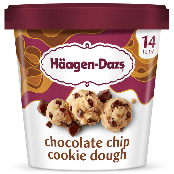 Haagen Dazs Chocolate Chip Cookie Dough Ice Cream, 14 Oz. | Hy-Vee