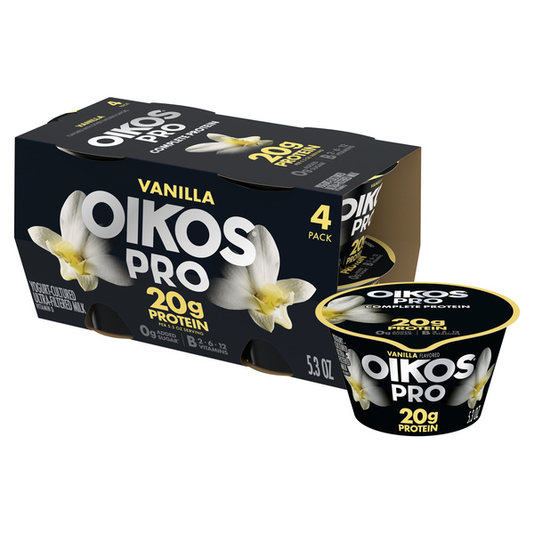 Oikos Pro 20g Protein Vanilla Yogurt-Cultured Ultra-Filtered Milk